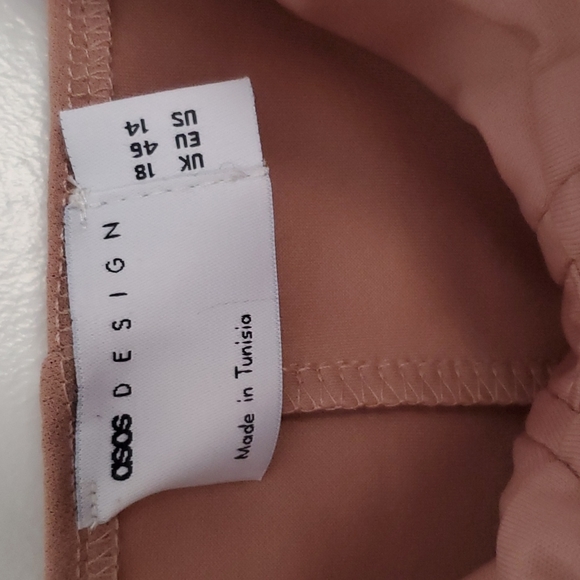 NWT Asos contrast stitch corset pleated mini skater dress - Picture 2 of 10